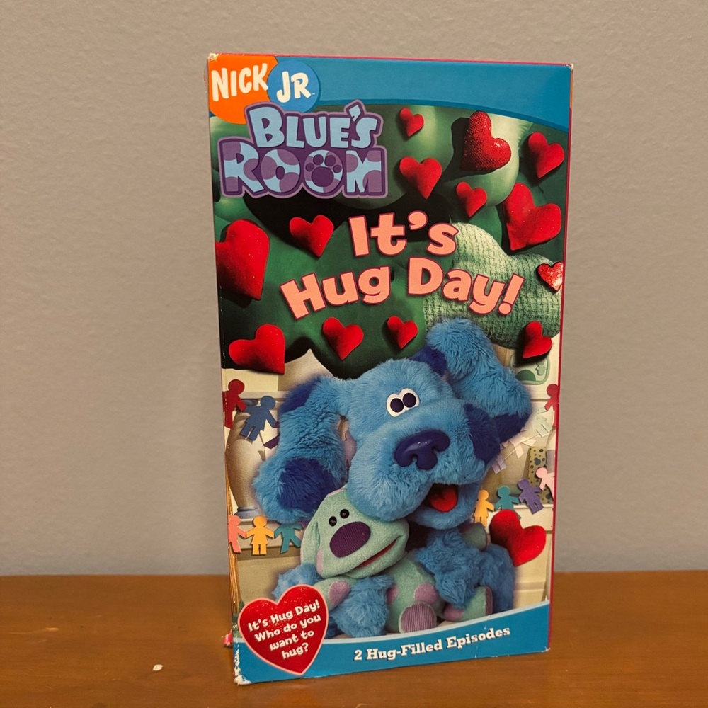 Nickelodeon 2005 - Blue's Room It's Hug Day VHS - 📼 ♥️ Tested